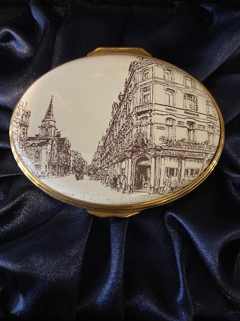Audley House Enamel Box