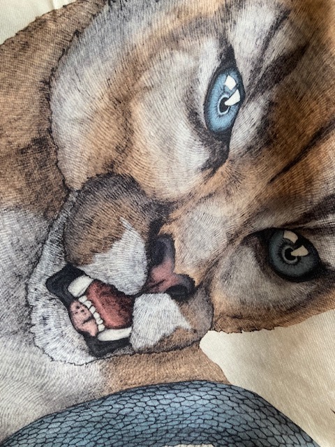 Sabina Savage Cougar & Serpent Scarf