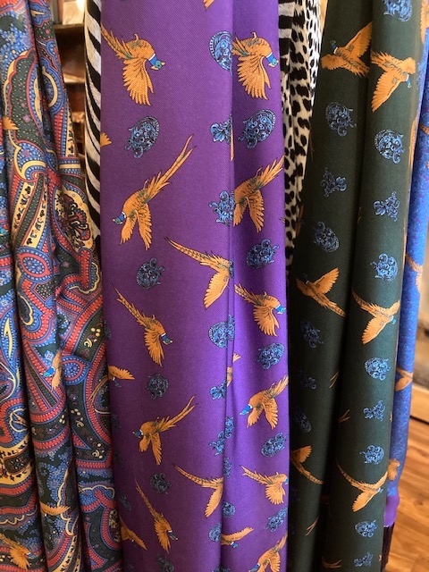 Silk Scarves w/ Handknotted Fringe